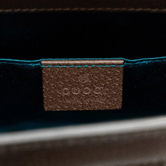 Authentic Gucci GG Supreme Ophidia Chain Shoulder Bag - Picture 6 of 8